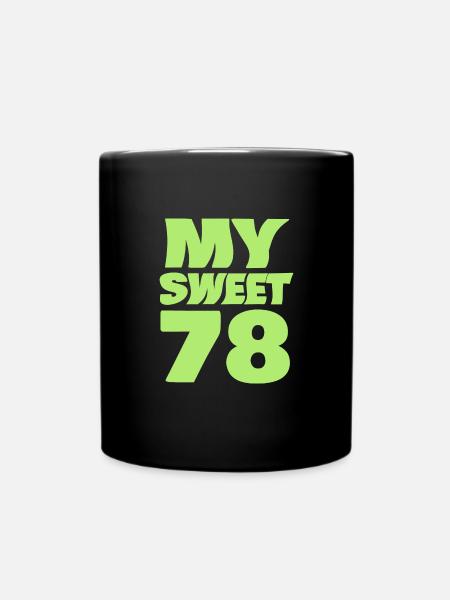 Süß 78 - Tasse einfarbig - Schwarz