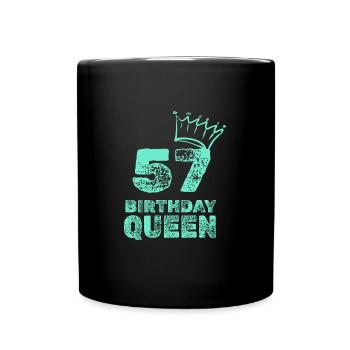 57 - Tasse einfarbig - Schwarz - Vorne