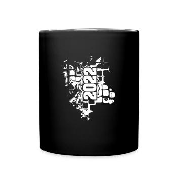 Œuvre d’art 2022 - Mug uni - noir - Devant