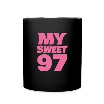 Sweet 97 - Full Colour Mug - black - Front