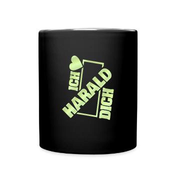 Couple Harald - Tasse einfarbig - Schwarz - Vorne