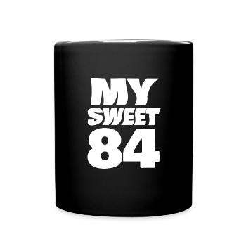 Age 84 - Full Colour Mug - black - Front