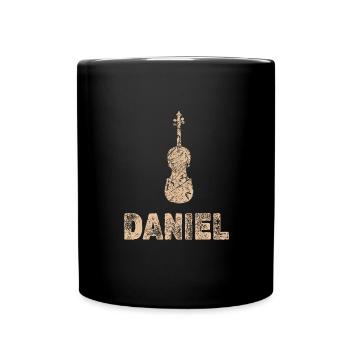 Daniel en alto - Mug uni - noir - Devant