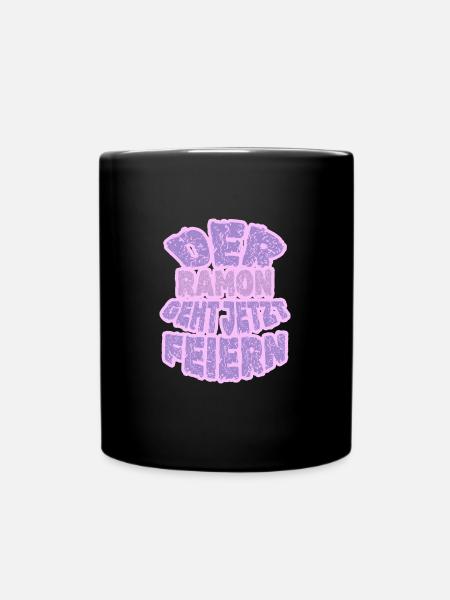 Ramon als Ramon - Tasse einfarbig - Schwarz