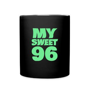 96 - Full Colour Mug - black - Front