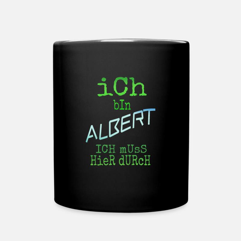 Albert Albert - Tasse einfarbig - Schwarz