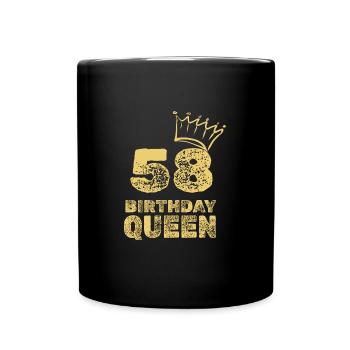 Age 58 - Full Colour Mug - black - Front