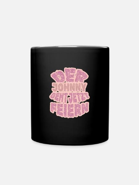 Johnny Johnny - Tasse einfarbig - Schwarz