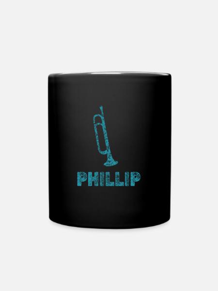 Blasmusik Phillip - Tasse einfarbig - Schwarz