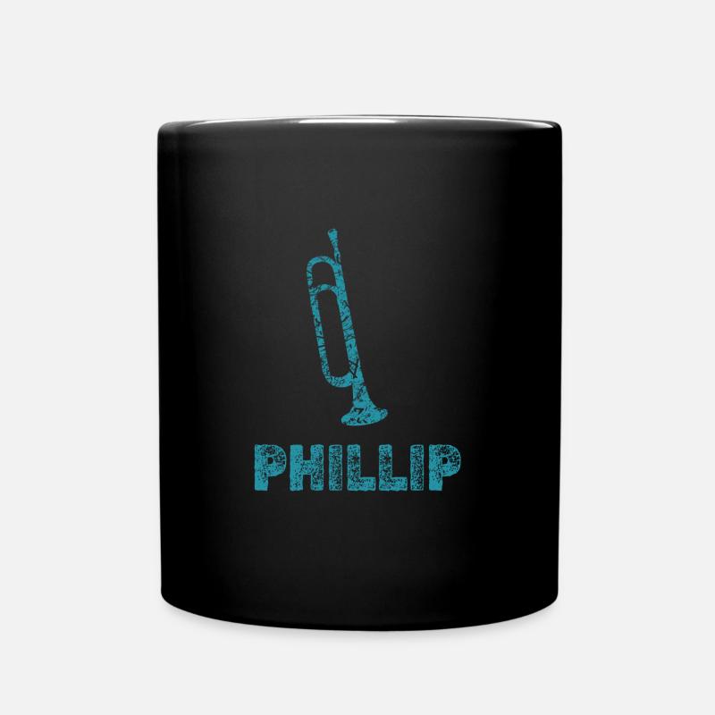 Blasmusik Phillip - Tasse einfarbig - Schwarz