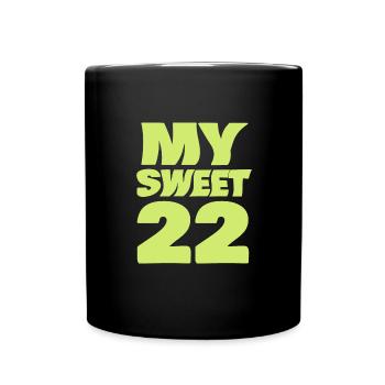 Sucré 22 - Mug uni - noir - Devant