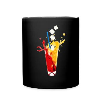 summer drink freezing cold - Full Colour Mug - black - Front