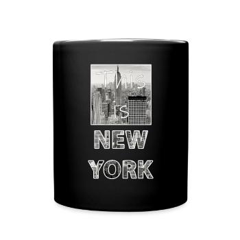 NEW YORK - Tasse einfarbig - Schwarz - Vorne