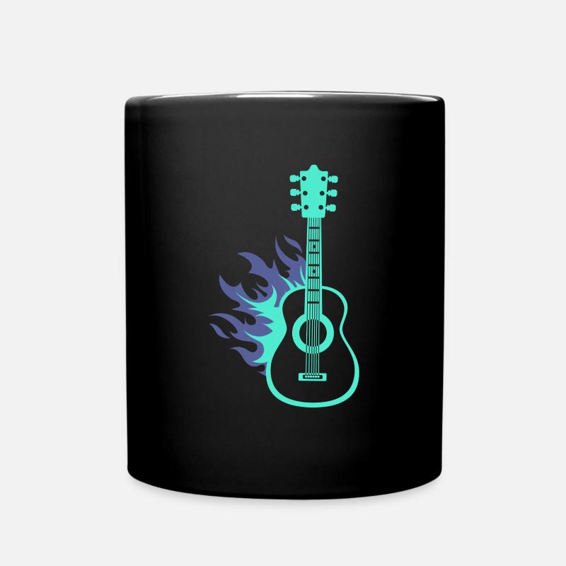guitare - Mug uni - noir