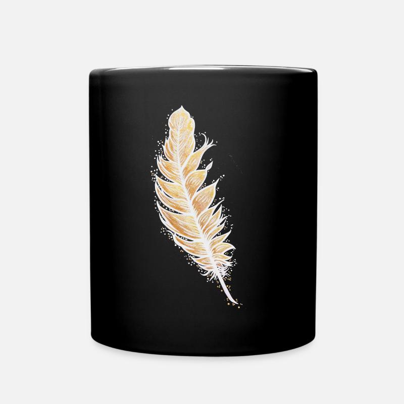 AngelFeder der LiebesFülle Sonja Ariel von Staden - Mug uni - noir