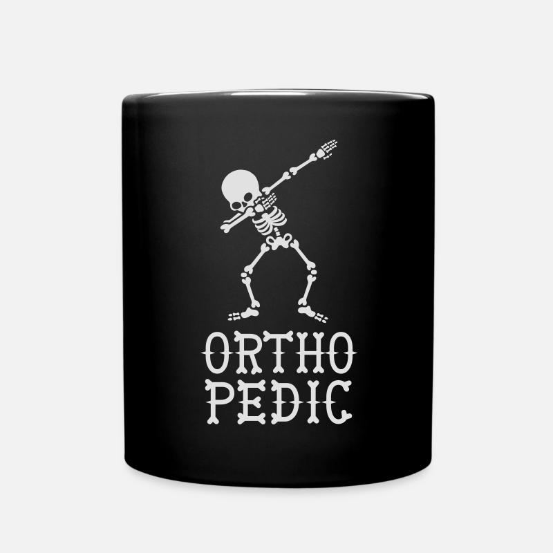 Dab dabbing skeleton orthopedic - Tasse einfarbig - Schwarz