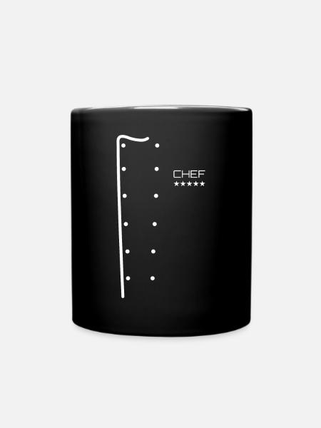 Chef de cuisine blouson cuisinier - Mug uni - noir