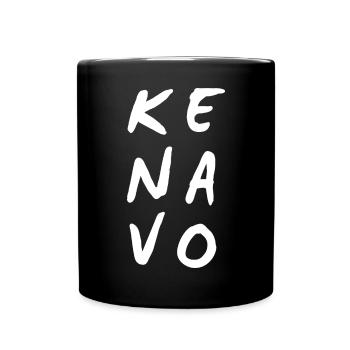 KENAVO, que nous pouvons traduire par " Au revoir" - Mug uni - noir - Devant
