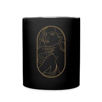 Beauty Artdeco Digital Art Prints - Objets de collection - Mug uni - noir - Devant
