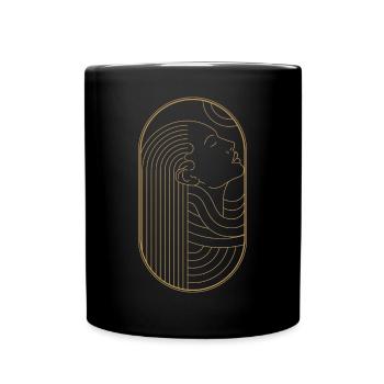Beauty Artdeco Digital Art Prints - Objets de collection - Mug uni - noir - Devant
