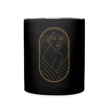 Beauty Artdeco Digital Art Prints - Objets de collection - Mug uni - noir - Devant
