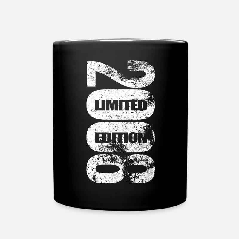 Limited Edition 2008, Geburtstag 2008 geboren - Tasse einfarbig - Schwarz