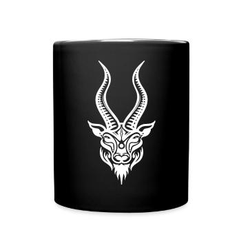 Capricorn Esoteric Superstition Horoscope Zodiac - Full Colour Mug - black - Front