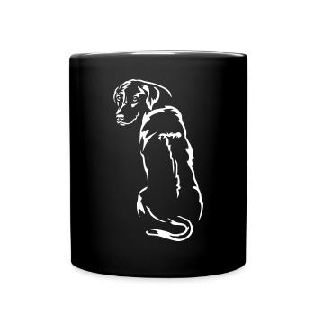 Rhodesian Ridgeback « Black Edition » - Mug uni - noir - Devant
