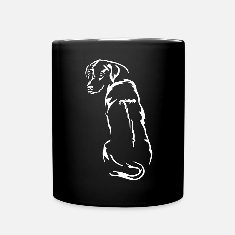 Rhodesian Ridgeback "Black Edition" - Tasse einfarbig - Schwarz