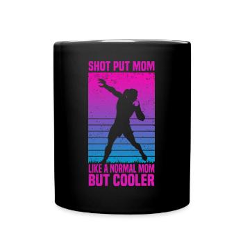 Shot put - Full Colour Mug - black - Front