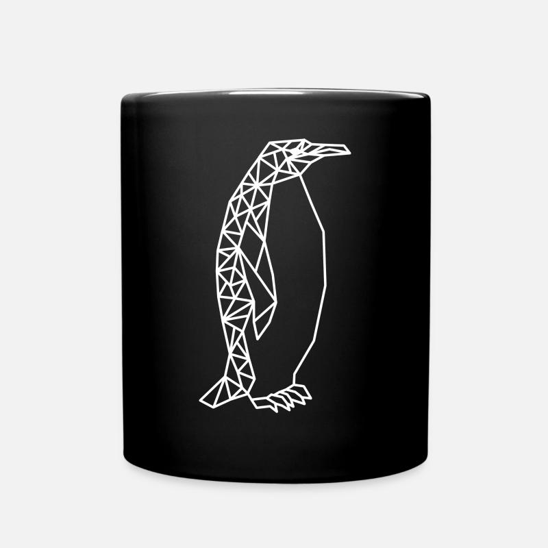 Pinguin - Tasse einfarbig - Schwarz