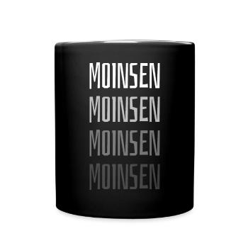 Oldenburg Oldenburger Norden Norddeutschland Moin - Tasse einfarbig - Schwarz - Vorne
