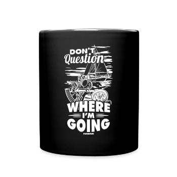Sailors Sailing Sailboat Drôles de dictons cadeau - Mug uni - noir - Devant