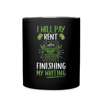 Je vais jouer à la pension après avoir reçu mon - Mug uni - noir - Devant