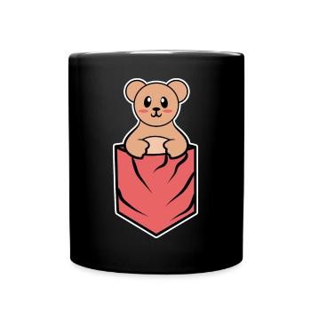 Comic Anime Cosplay Pop Culture Manga Cartoon - Full Colour Mug - black - Front