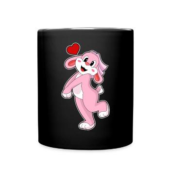 Mariage Rabbit Bride Veil - Mug uni - noir - Devant