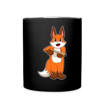 Fox Shotgun - Full Colour Mug - black - Front