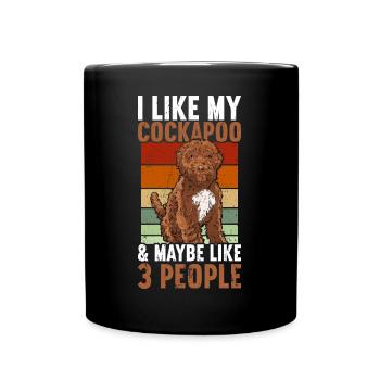 Cockapoo - Full Colour Mug - black - Front