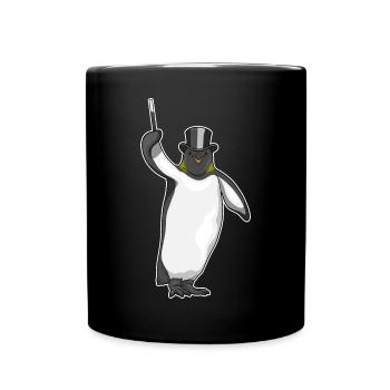 Penguin Wizard Wand - Full Colour Mug - black - Front