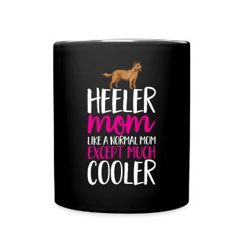 Australian Cattle Dog Red Blue Heeler - Full Colour Mug - black - Front