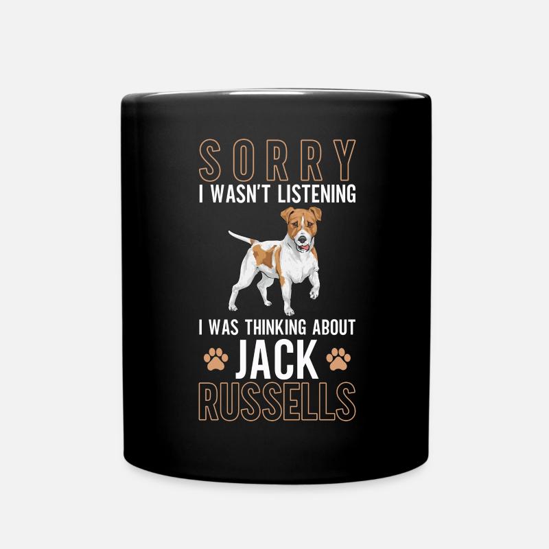 Jack Russell Terrier - Mug uni - noir