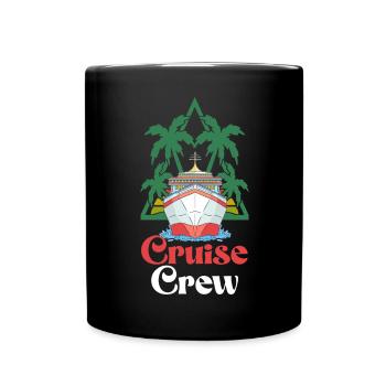 Summer Cruise Crew Vacation Trip - Full Colour Mug - black - Front