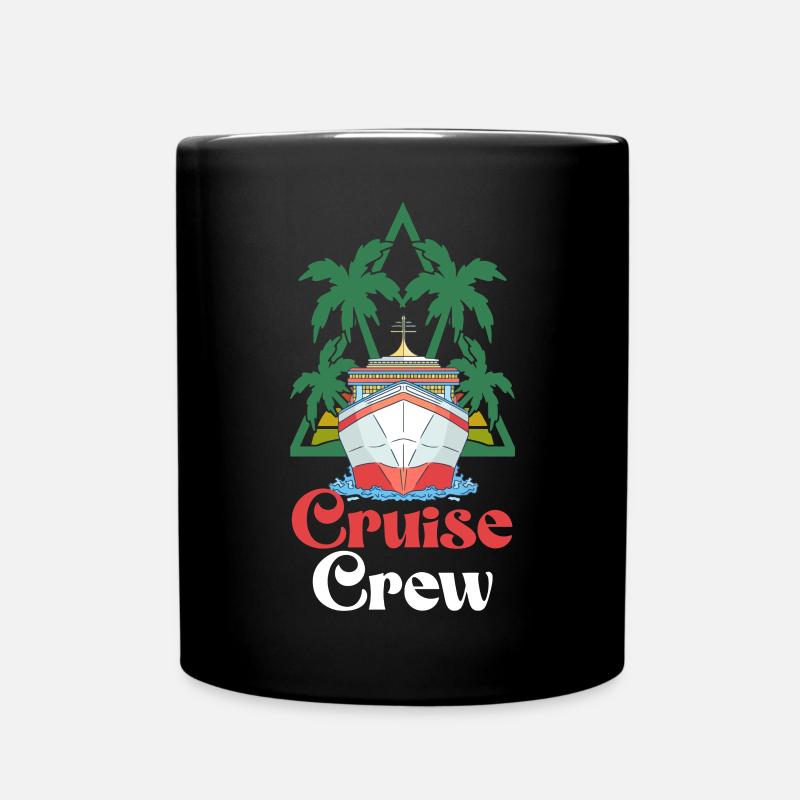 Sommer-Kreuzfahrt-Crew-Urlaubsreise - Tasse einfarbig - Schwarz