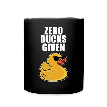 Zero Rubber Ducks Given Cool Duckling Yellow Bath - Tasse einfarbig - Schwarz - Vorne