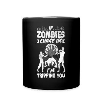 Costume d'amant de zombie pour Halloween drôle - Mug uni - noir - Devant
