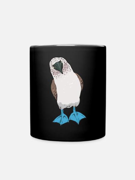 Blaufußtölpel Blue-footed Booby Seevogel - Tasse einfarbig - Schwarz