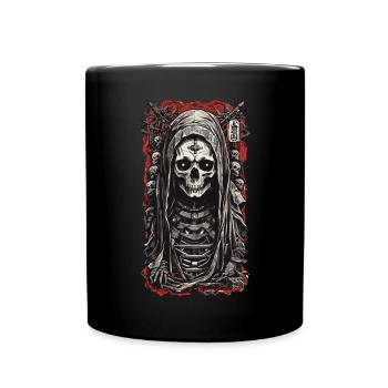 Dark Skeleton Gothic & Retro Streetwear - Mug uni - noir - Devant