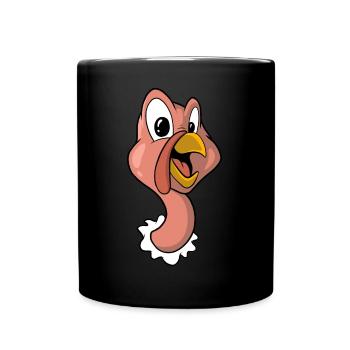 Déguisement de dinde de Thanksgiving - Mug uni - noir - Devant