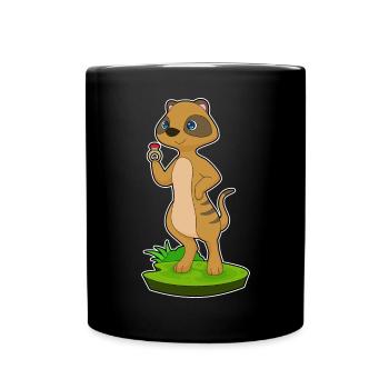 Meerkat Ring - Full Colour Mug - black - Front