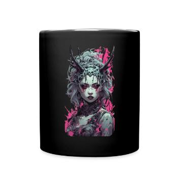 Gothic Demons Aesthetics Occult Streetwear - Full Colour Mug - black - Front